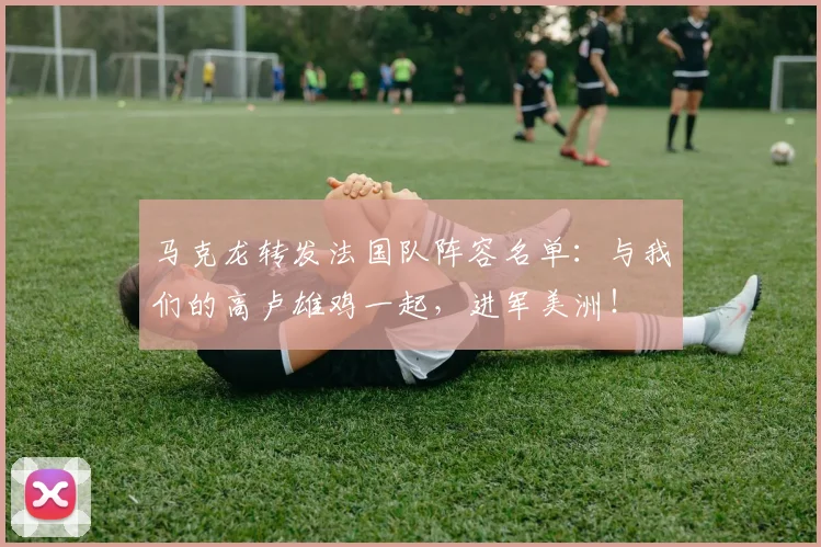 马克龙转发法国队阵容名单：与我们的高卢雄鸡一起，进军美洲！