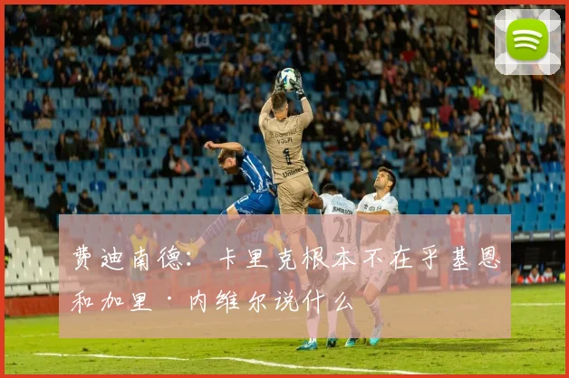 费迪南德：卡里克根本不在乎基恩和加里·内维尔说什么